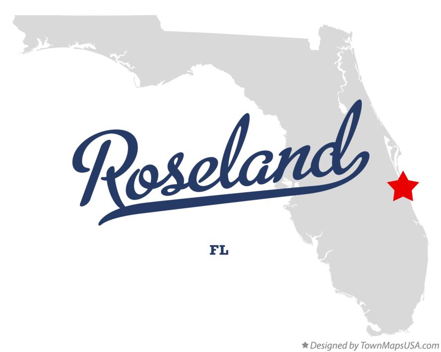 Map of Roseland Florida FL