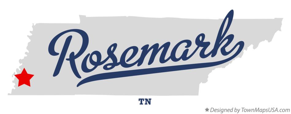 Map of Rosemark Tennessee TN