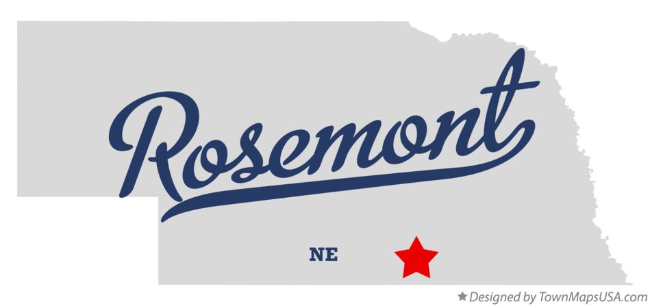 Map of Rosemont Nebraska NE