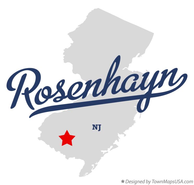 Map of Rosenhayn New Jersey NJ