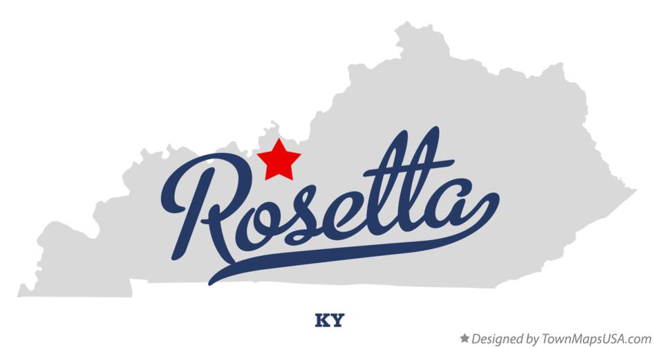 Map of Rosetta Kentucky KY