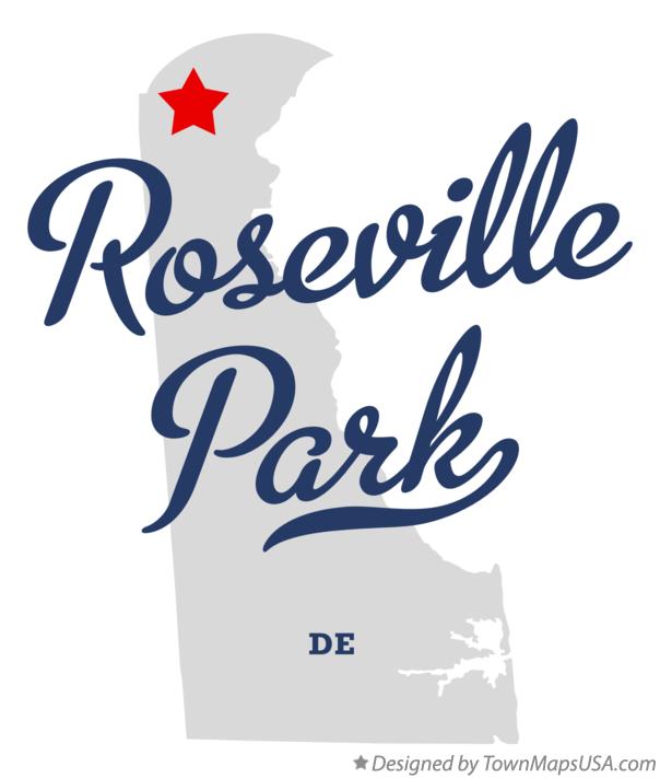 Map of Roseville Park Delaware DE