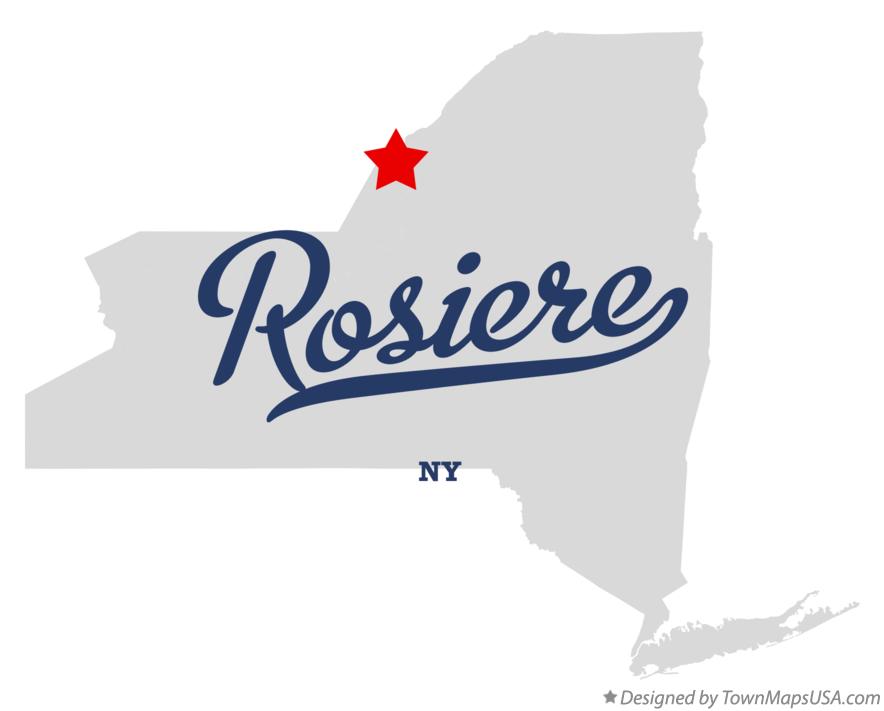 Map of Rosiere New York NY