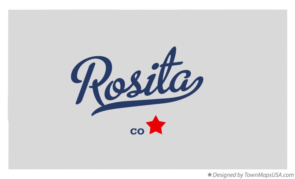 Map of Rosita Colorado CO