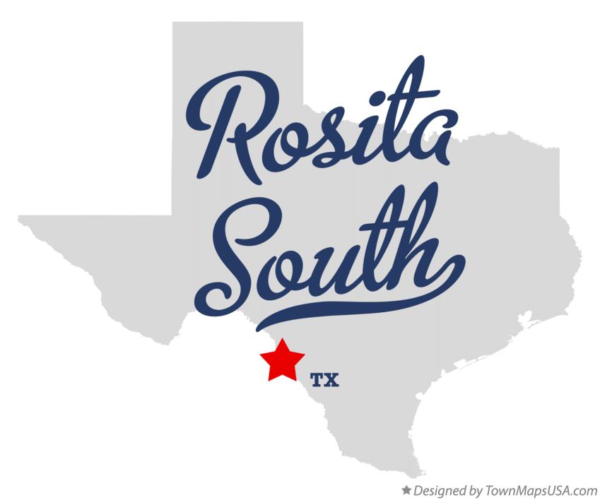 Map of Rosita South Texas TX
