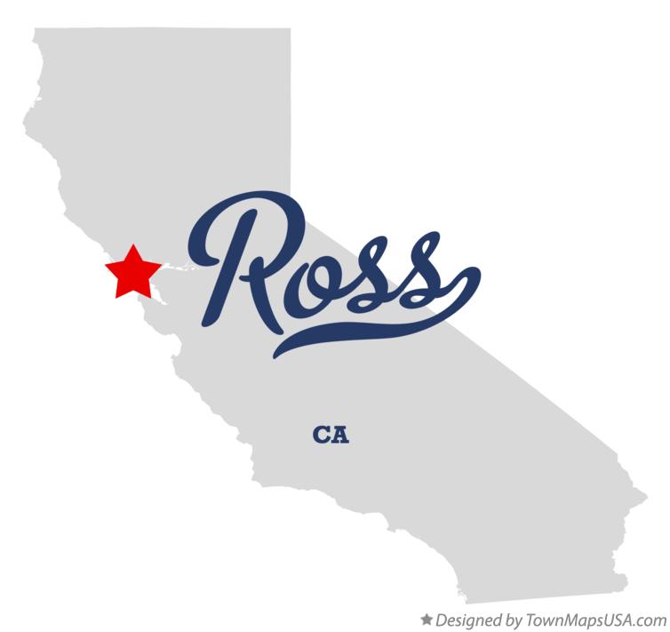 Map of Ross California CA
