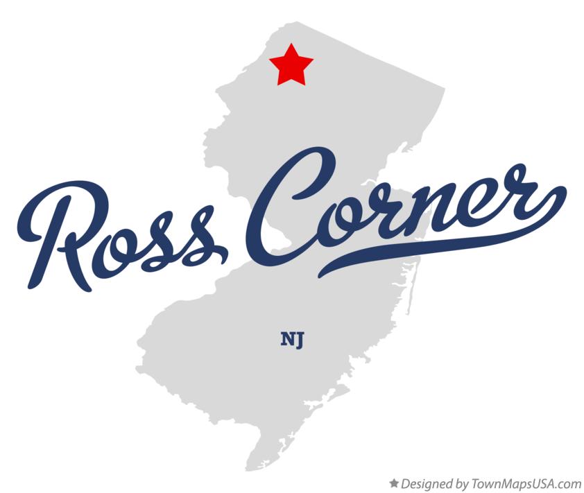 Map of Ross Corner New Jersey NJ