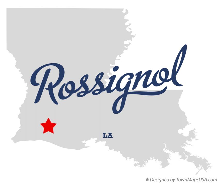 Map of Rossignol Louisiana LA