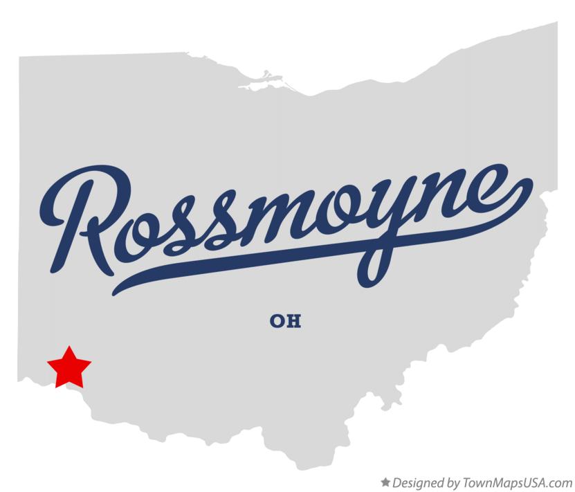 Map of Rossmoyne Ohio OH