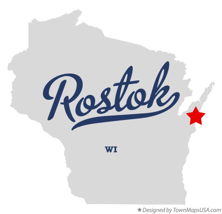 Map of Rostok Wisconsin WI