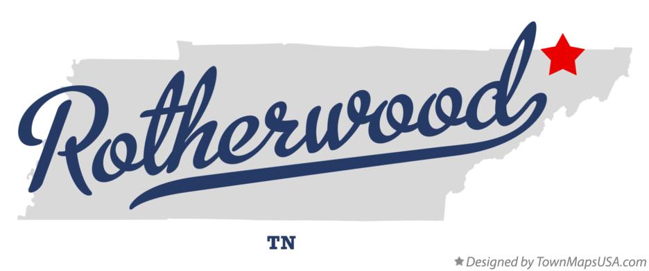 Map of Rotherwood Tennessee TN