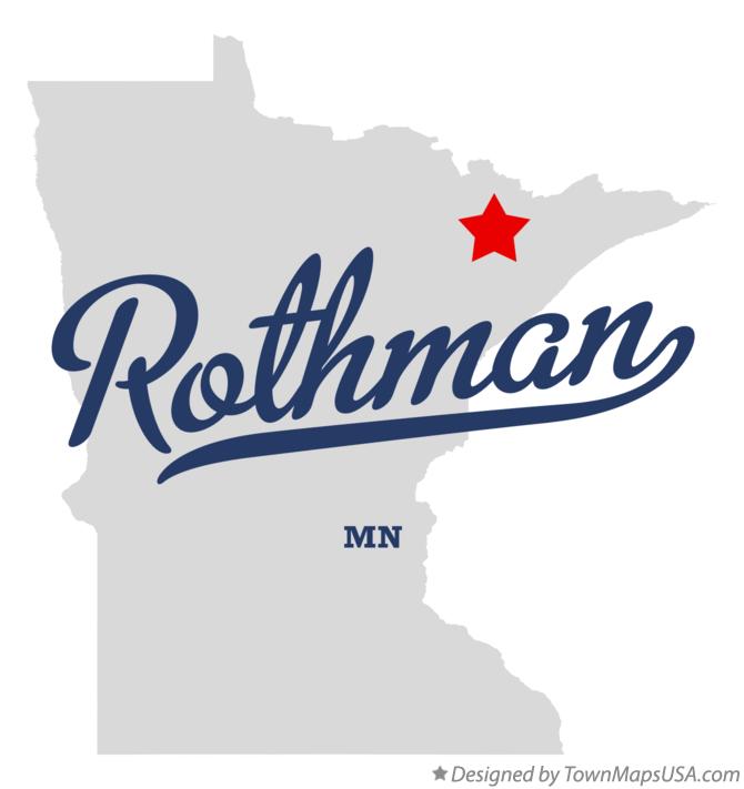 Map of Rothman Minnesota MN
