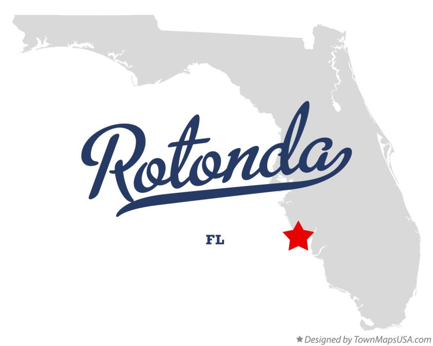 Map of Rotonda Florida FL