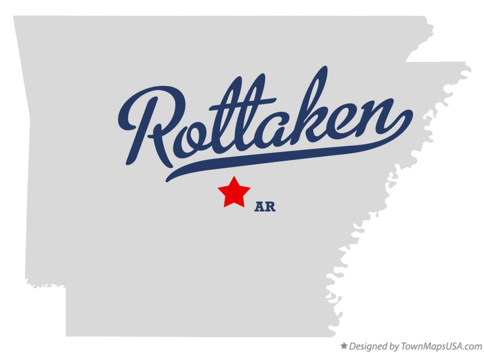 Map of Rottaken Arkansas AR