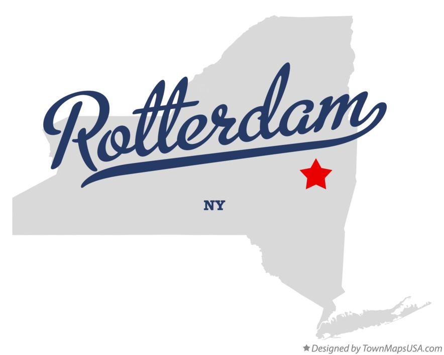 Map of Rotterdam New York NY