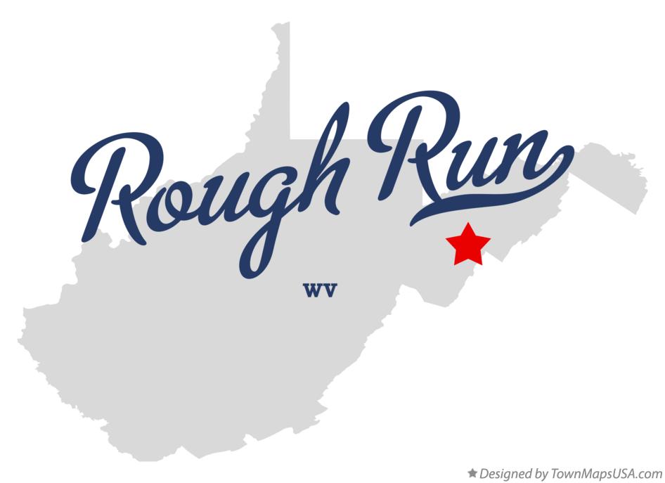Map of Rough Run West Virginia WV