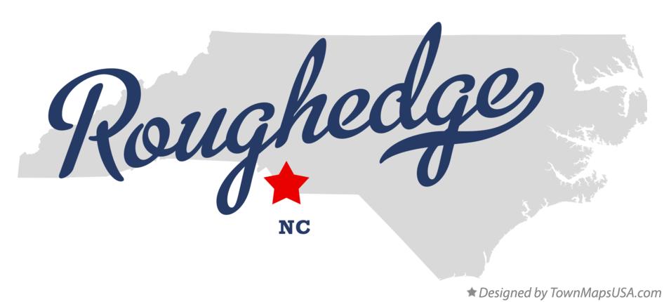Map of Roughedge North Carolina NC