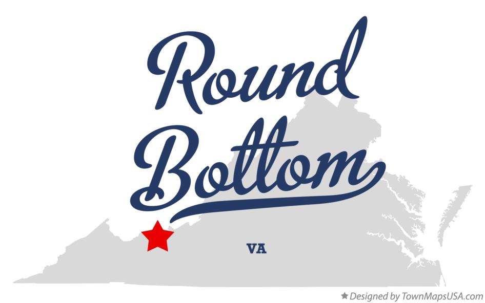 Map of Round Bottom Virginia VA