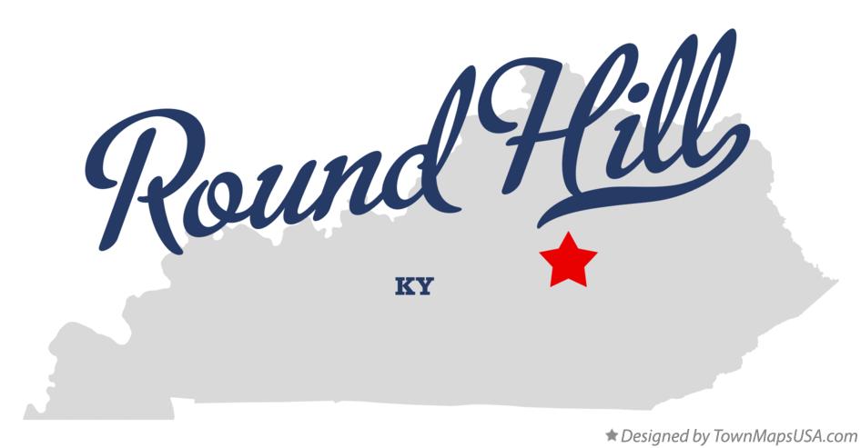 Map of Round Hill Kentucky KY