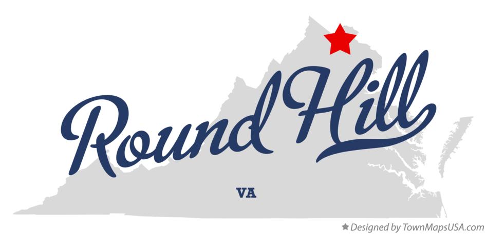 Map of Round Hill Virginia VA