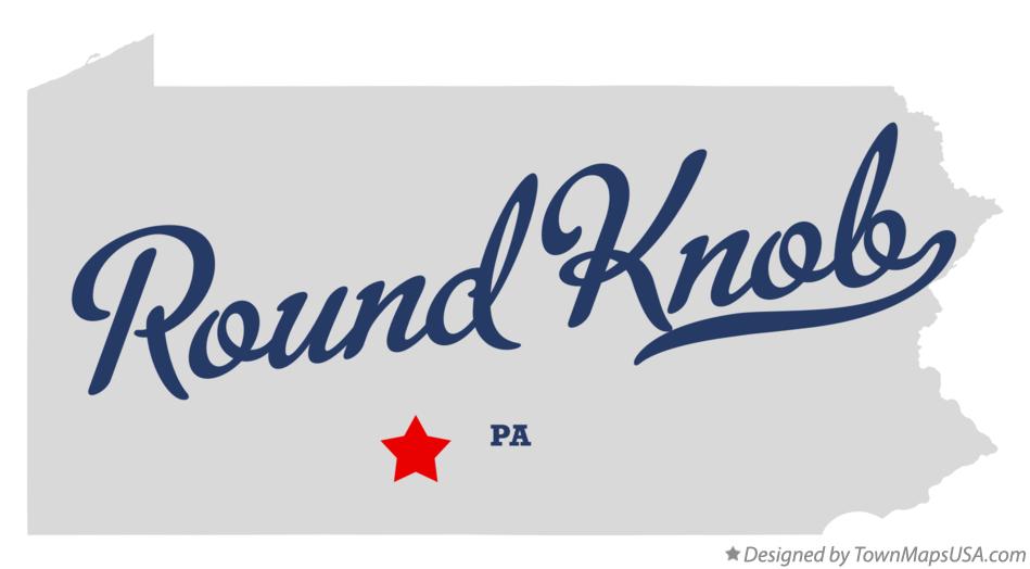 Map of Round Knob Pennsylvania PA