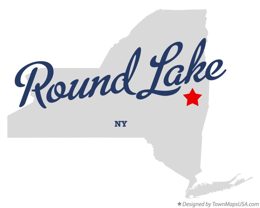 Map of Round Lake New York NY