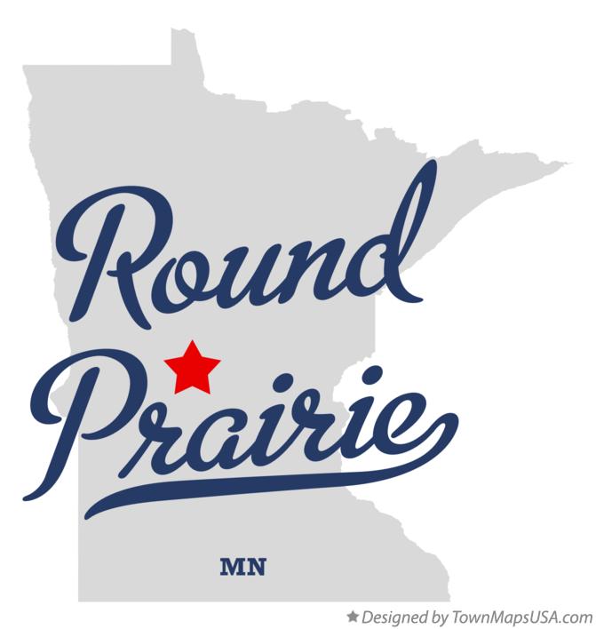 Map of Round Prairie Minnesota MN