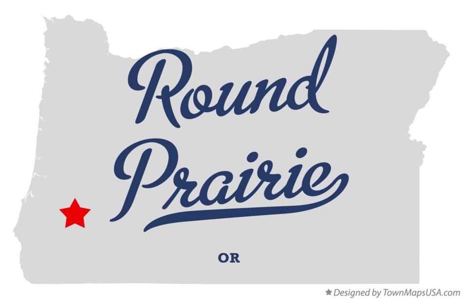 Map of Round Prairie Oregon OR
