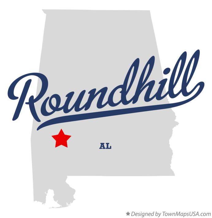 Map of Roundhill Alabama AL