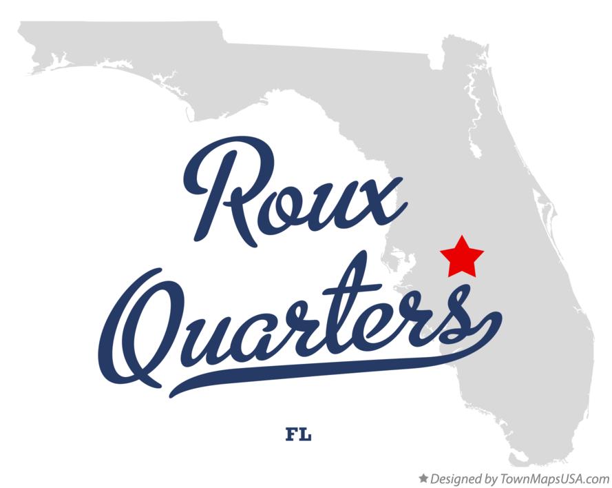 Map of Roux Quarters Florida FL