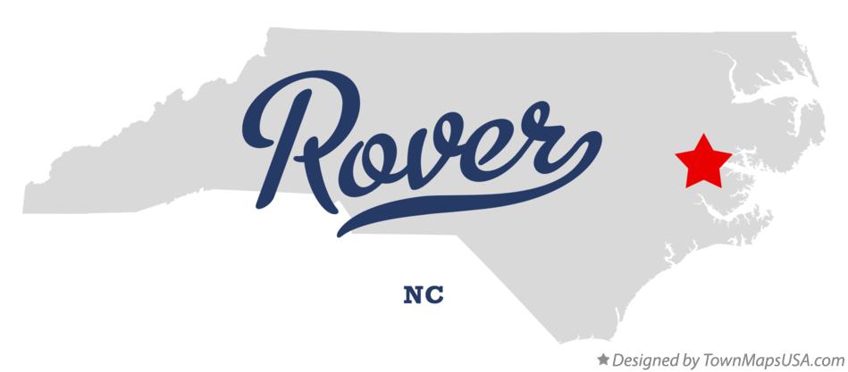 Map of Rover North Carolina NC