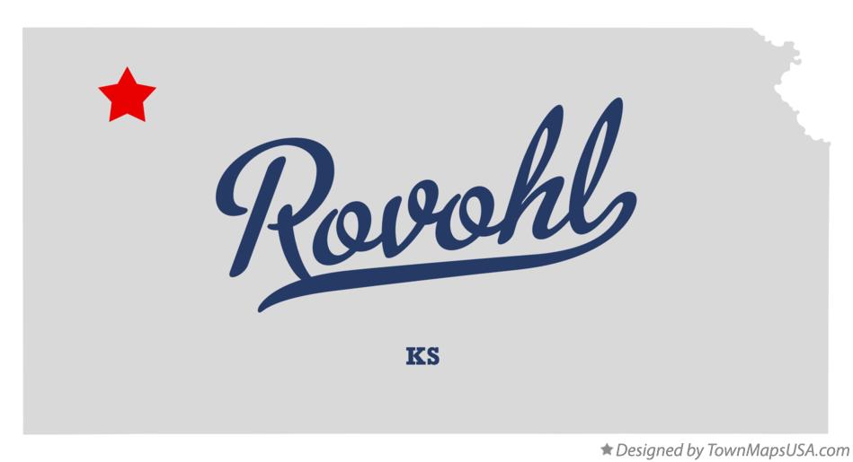 Map of Rovohl Kansas KS