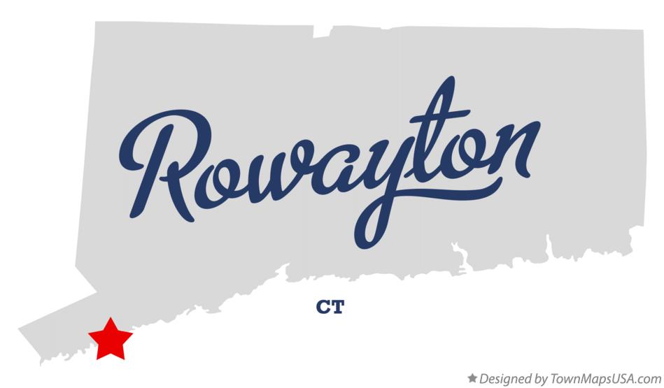 Map of Rowayton Connecticut CT