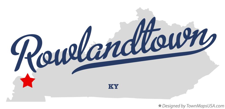 Map of Rowlandtown Kentucky KY