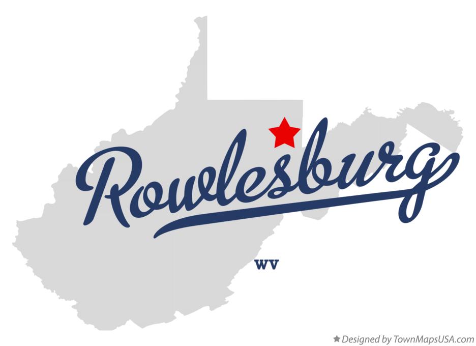 Map of Rowlesburg West Virginia WV