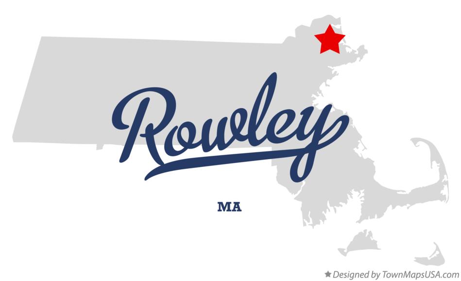 Map of Rowley Massachusetts MA