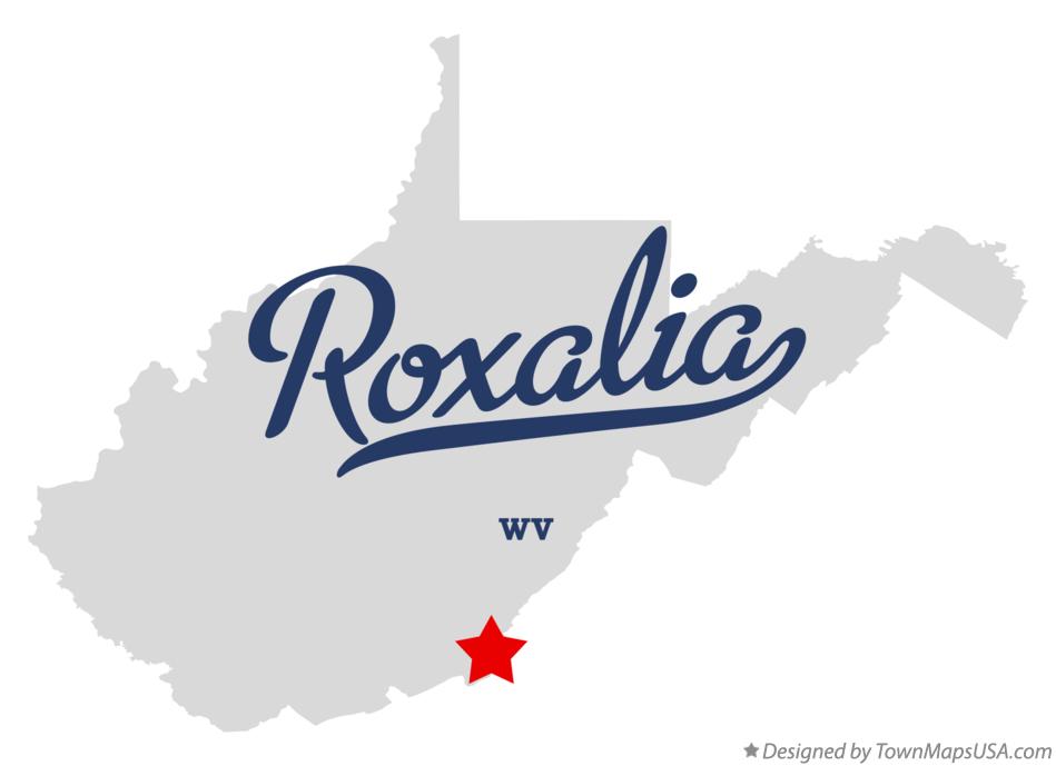 Map of Roxalia West Virginia WV