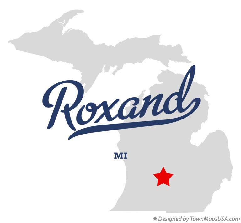 Map of Roxand Michigan MI