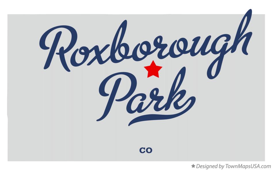 Map of Roxborough Park Colorado CO