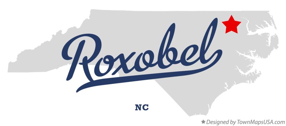 Map of Roxobel North Carolina NC