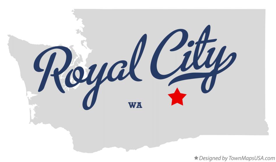 Map of Royal City Washington WA