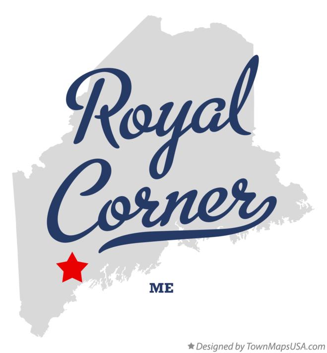 Map of Royal Corner Maine ME