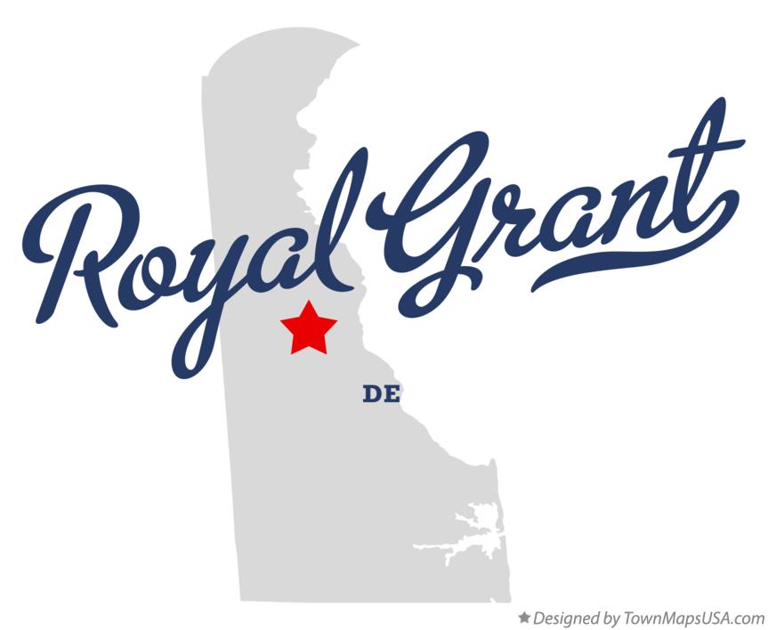 Map of Royal Grant Delaware DE
