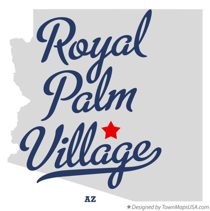 Map of Royal Palm Village Arizona AZ
