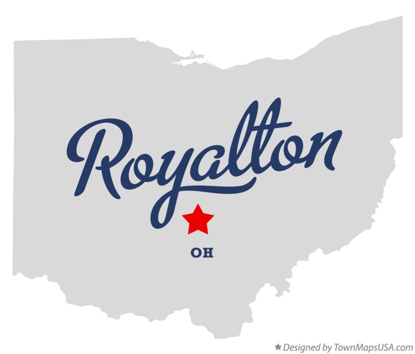 Map of Royalton Ohio OH