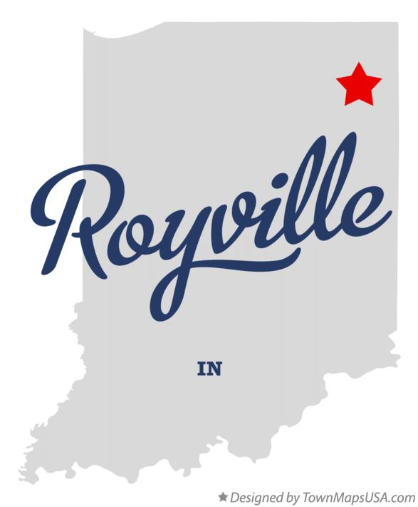 Map of Royville Indiana IN