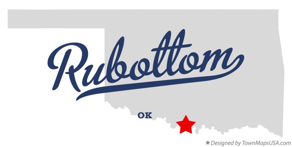 Map of Rubottom Oklahoma OK