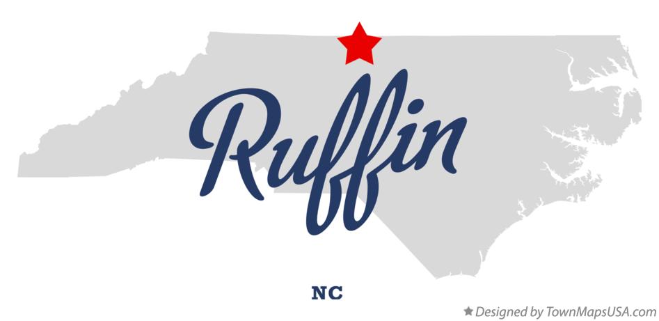 Map of Ruffin North Carolina NC