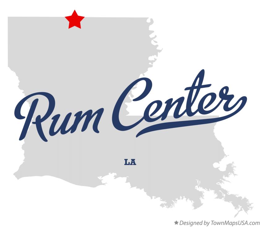 Map of Rum Center Louisiana LA