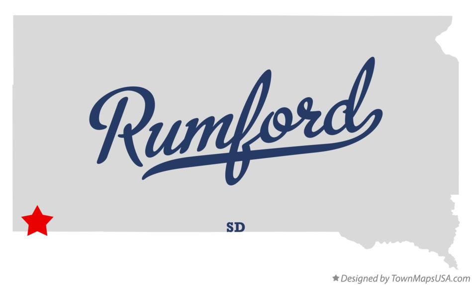 Map of Rumford South Dakota SD